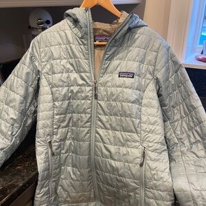 Patagonia Women's Sky Blue Puffer Jacket